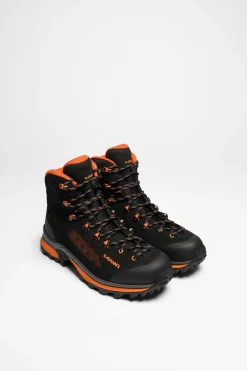 Lowa Corvara GTX Mid Herren (Schwarz/Orange) Discount