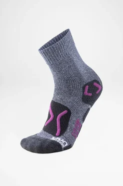 UYN Trekking Outdoor Explorer Damen (Grey Melange/Violet) Discount